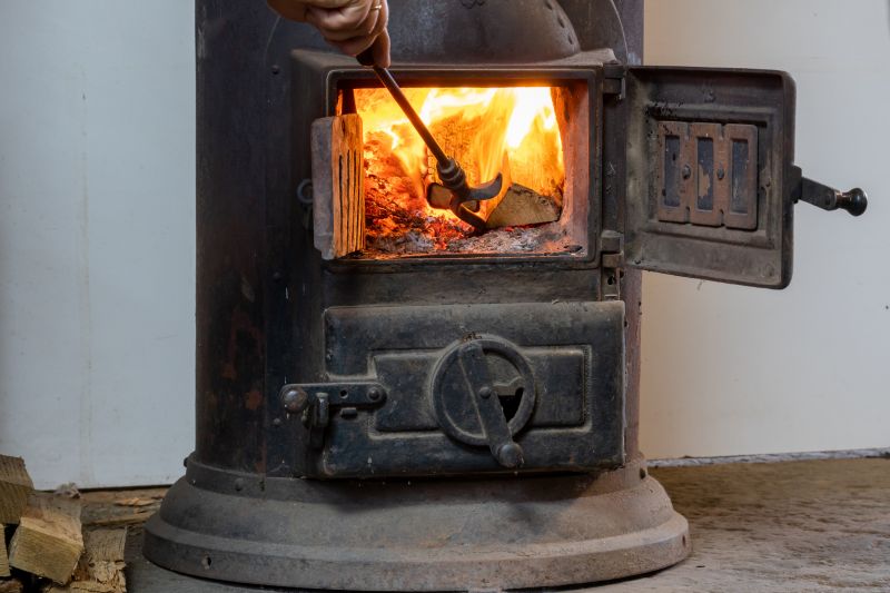 Traditional Fire Stove Installation
